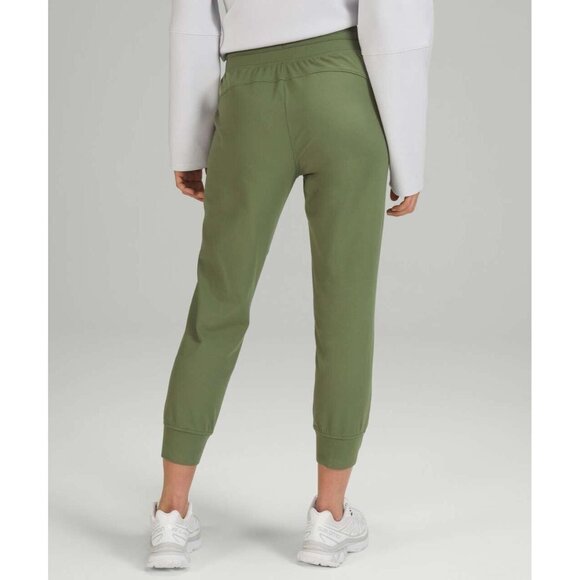 NWT Lululemon Ready to Rulu High-Rise Jogger Crop Green Twill size 16 - Picture 2 of 5
